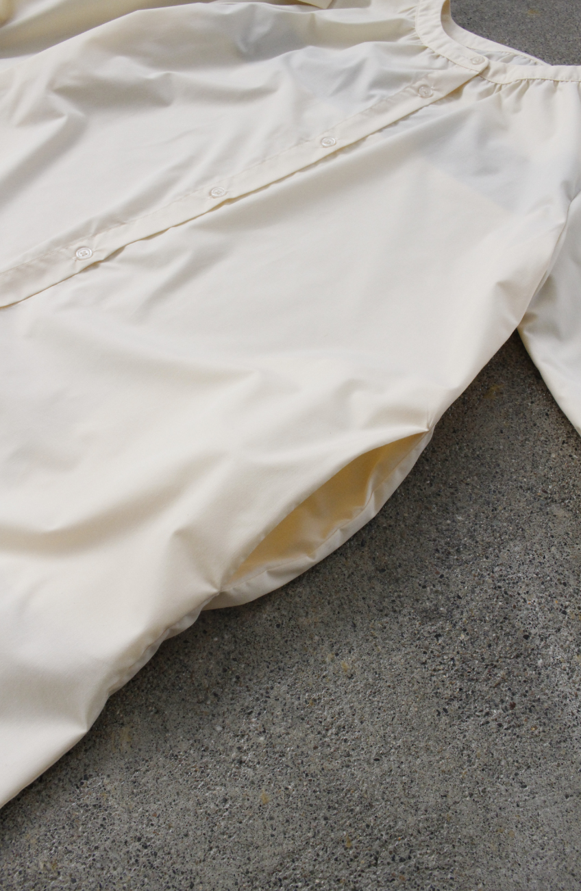 EC限定 バックヨークテープシャツワンピース