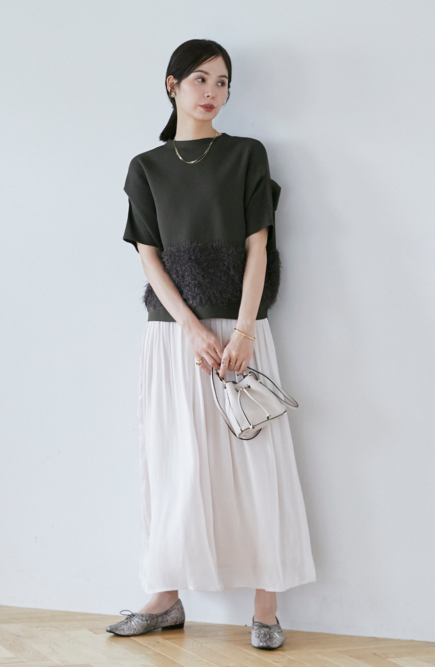 ラメヨウリュウ切替スカート