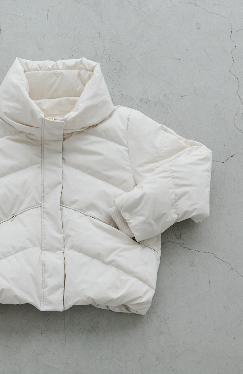 EC限定 ストレッチカシュネックピュアダウン