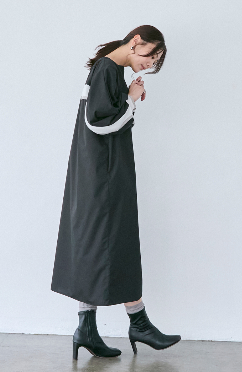 EC限定 バックヨークテープシャツワンピース