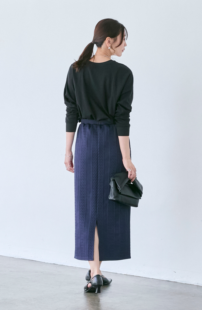 スムースレザーツイストクラッチBag