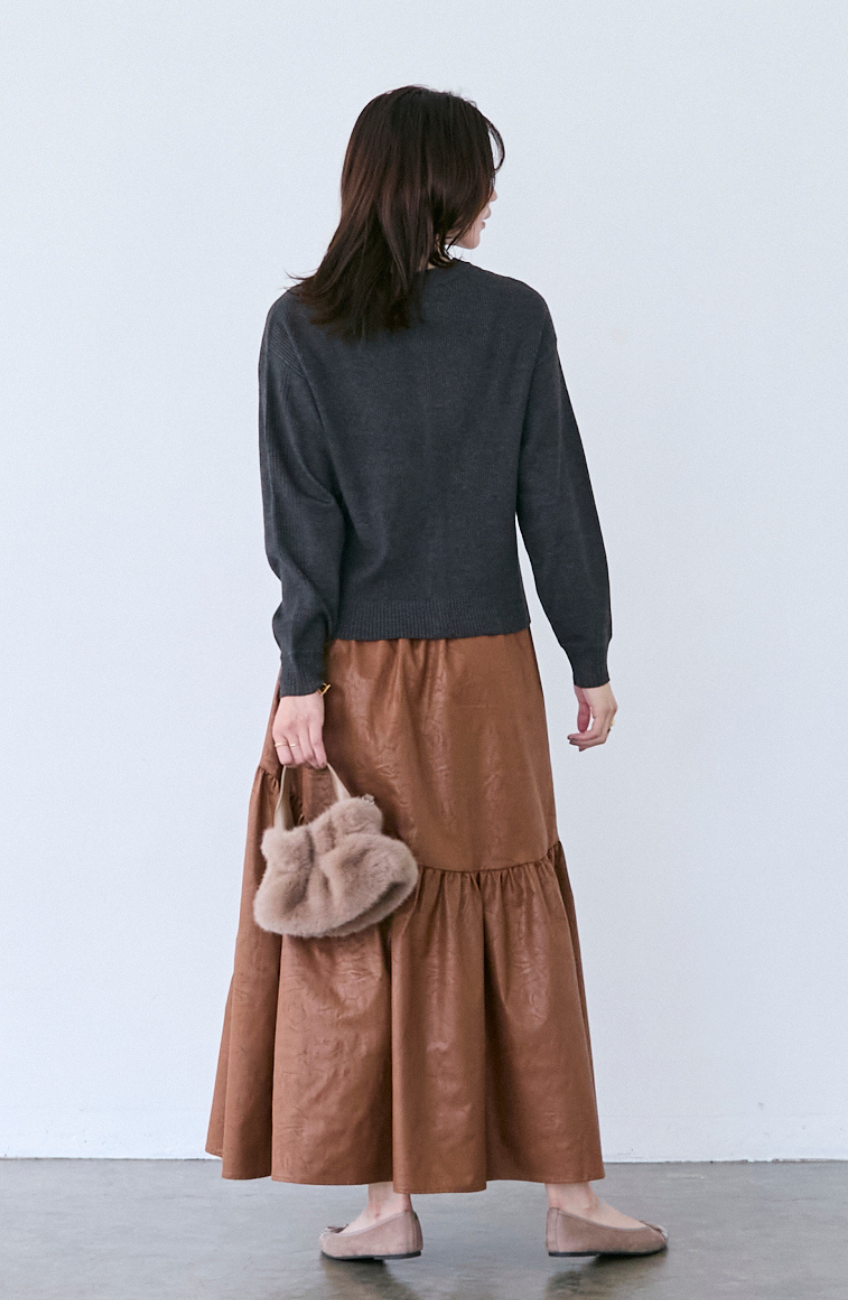 ヴィンテージ加工ヨーク切替スカート