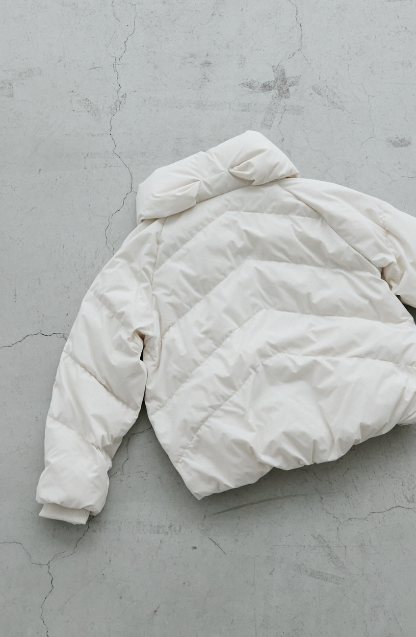 EC限定 ストレッチカシュネックピュアダウン
