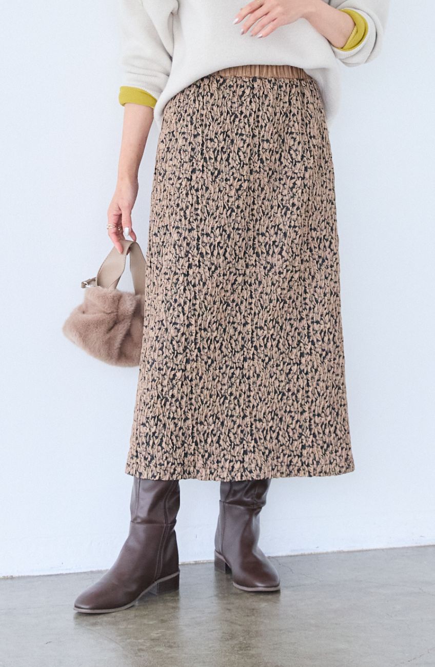 フラワーシャンタンナロースカート