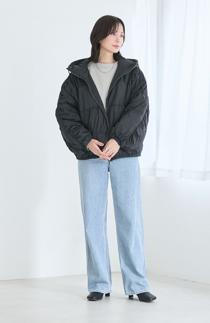 ティアードギャザーピュアダウン