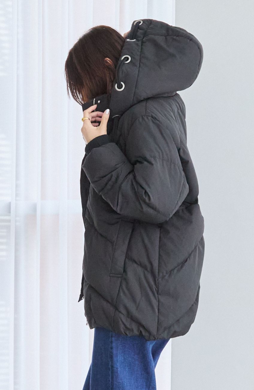 ハトメフードスタンドミドルピュアダウン