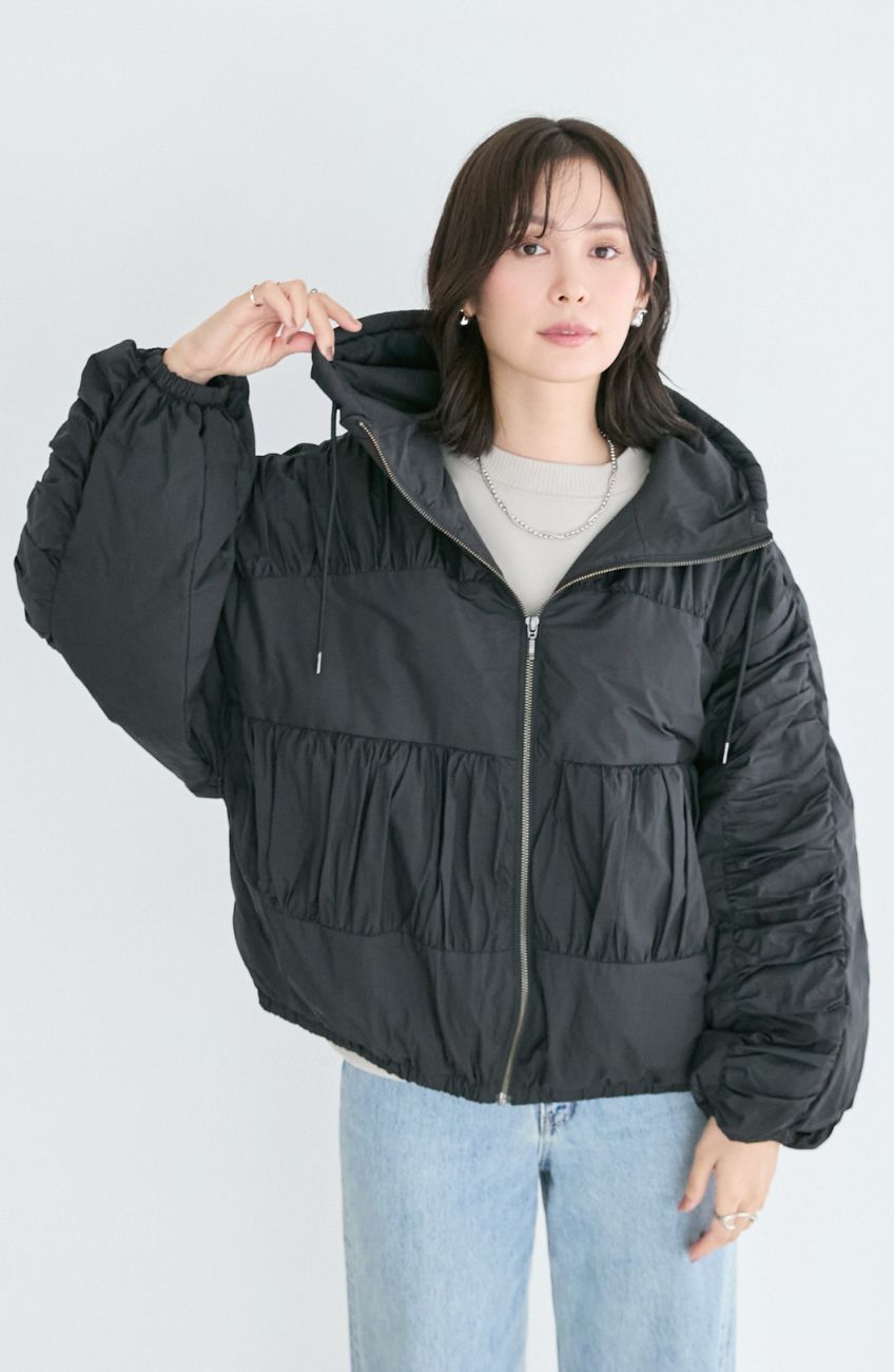 ティアードギャザーピュアダウン｜FURRY、REYELL公式通販サイト kuih