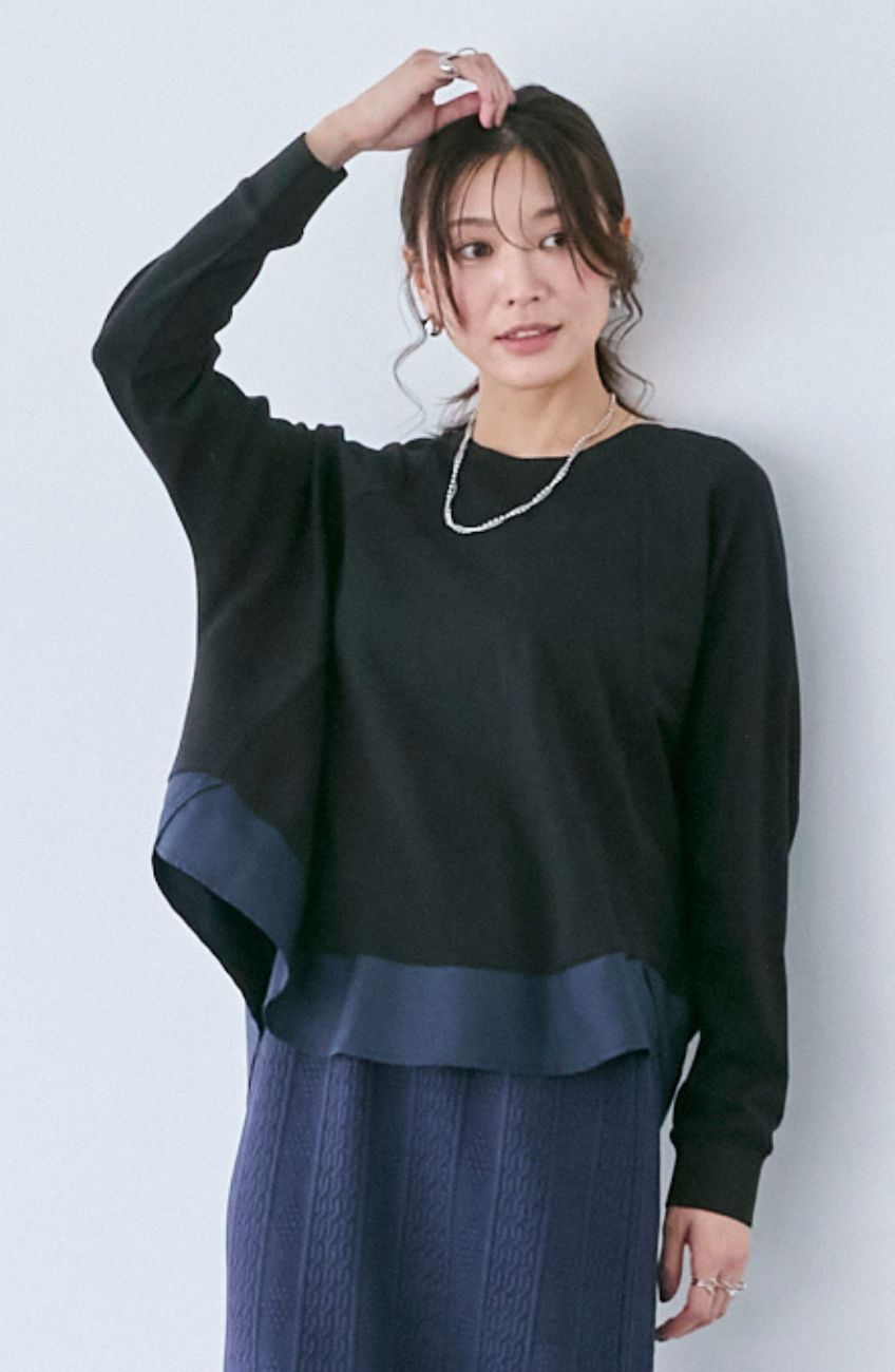 トリプルケアラグラン布帛切替プルオーバー｜FURRY、REYELL公式通販