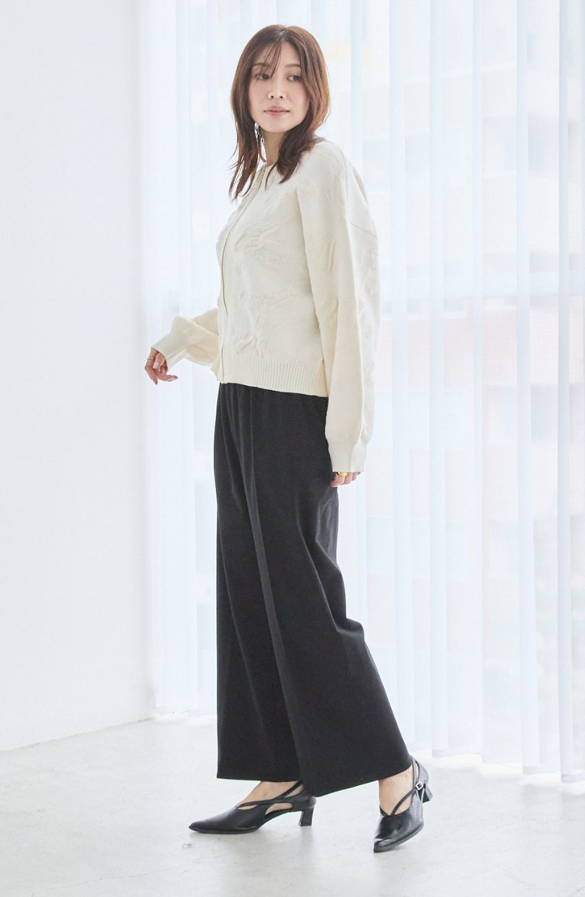 ストレッチ起毛ノンシームパンツ