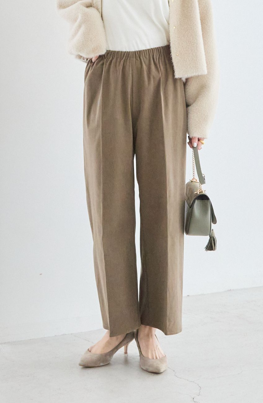 ストレッチ起毛ノンシームパンツ