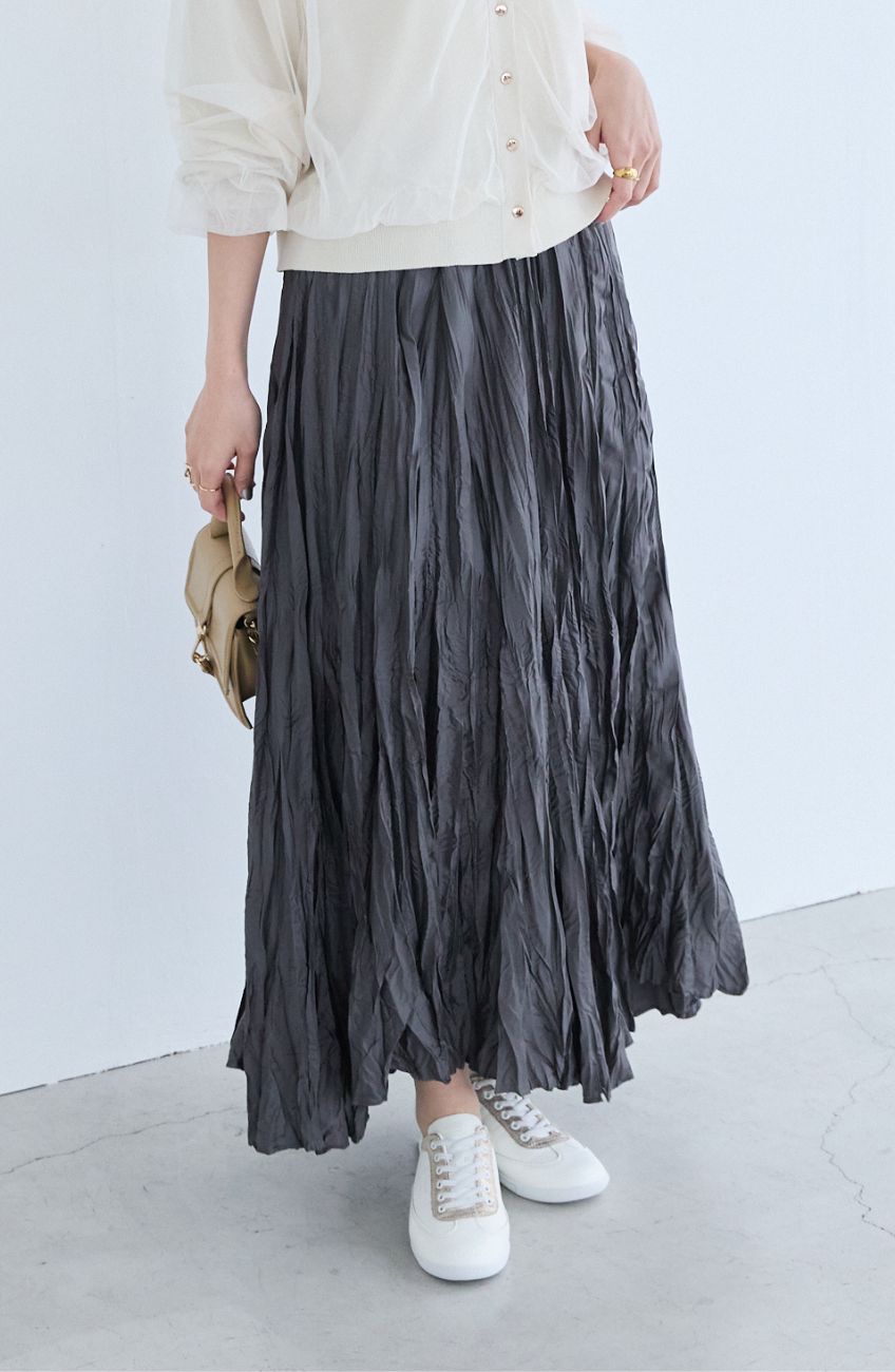 エステルクリンクルスカート