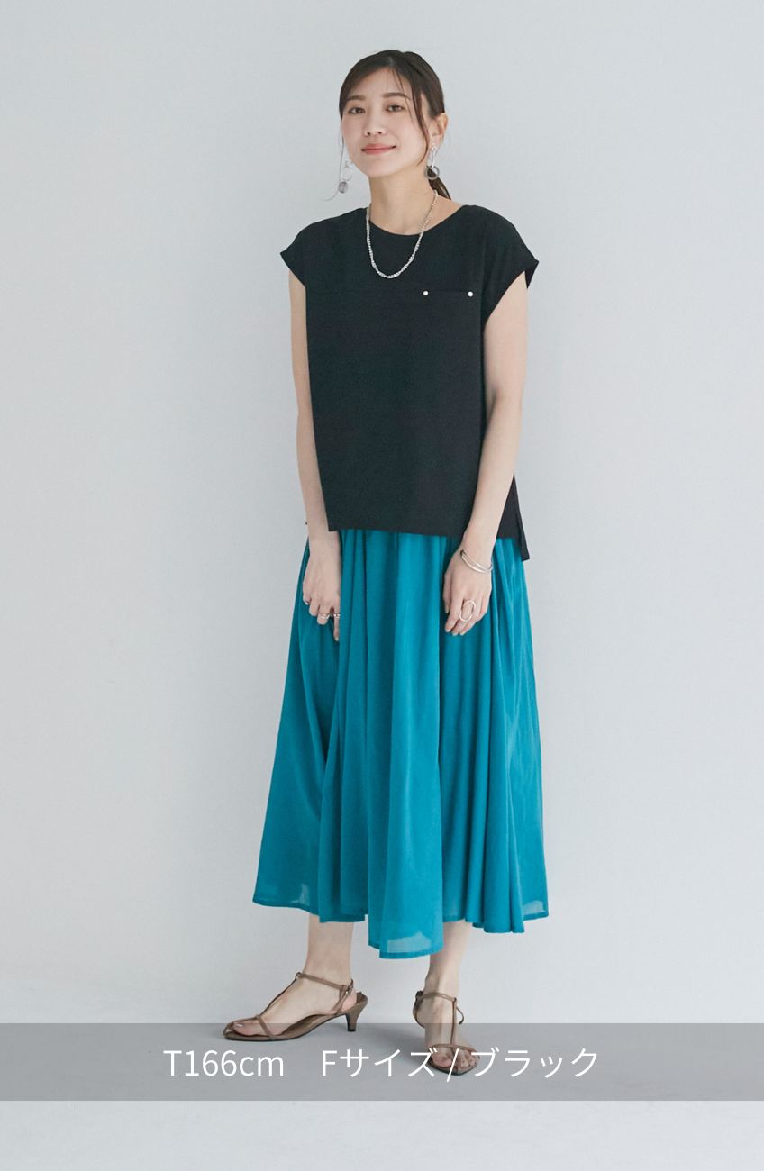EC限定 DRY COTTON フレンチスリーブプルオーバー