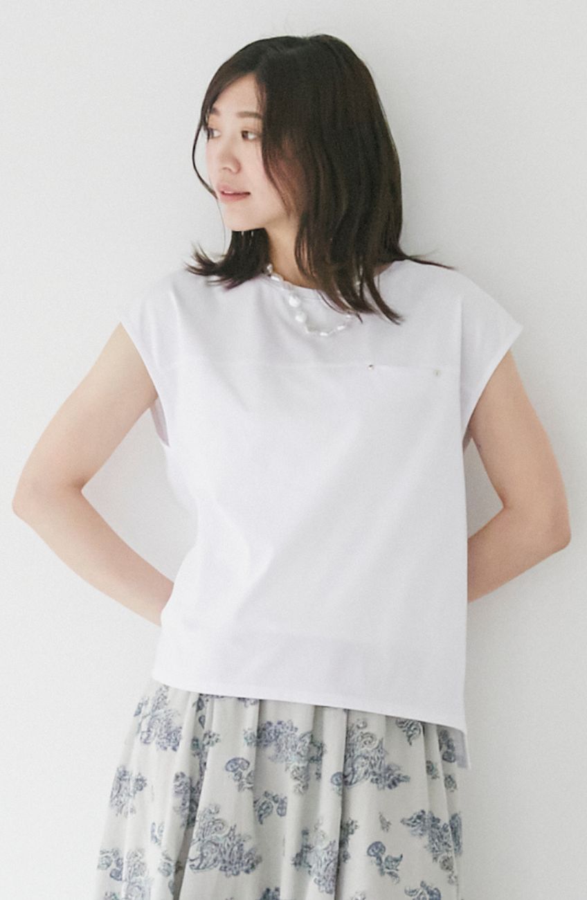 EC限定 DRY COTTON フレンチスリーブプルオーバー