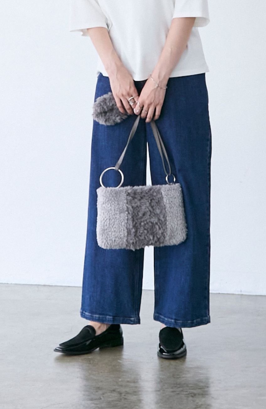 ファー×リング ショルダーBag