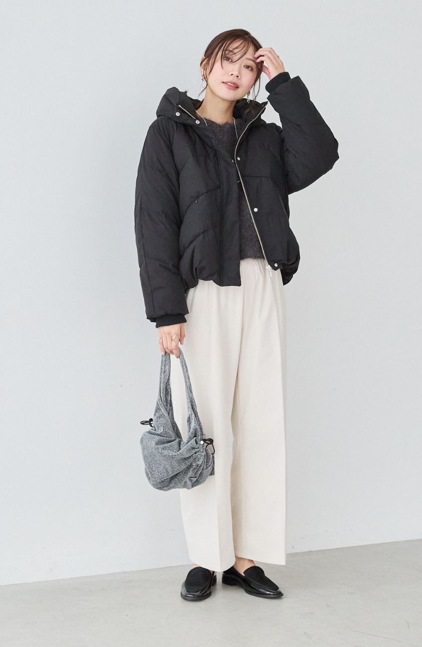 ストレッチ起毛ノンシームパンツ