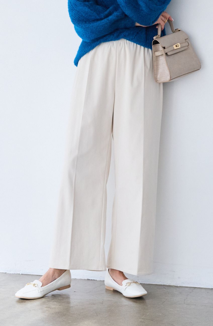 ストレッチ起毛ノンシームパンツ