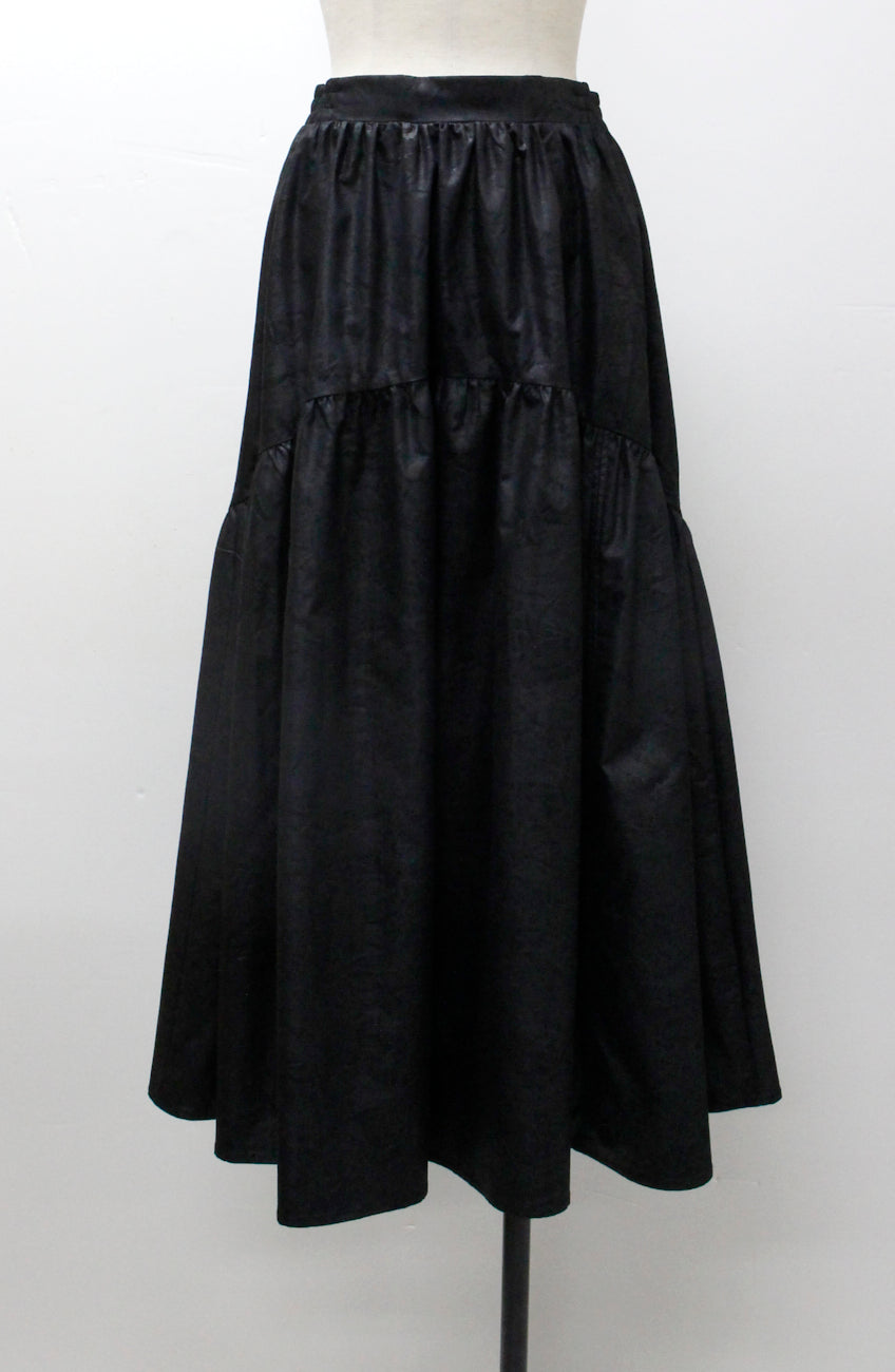 ヴィンテージ加工ヨーク切替スカート