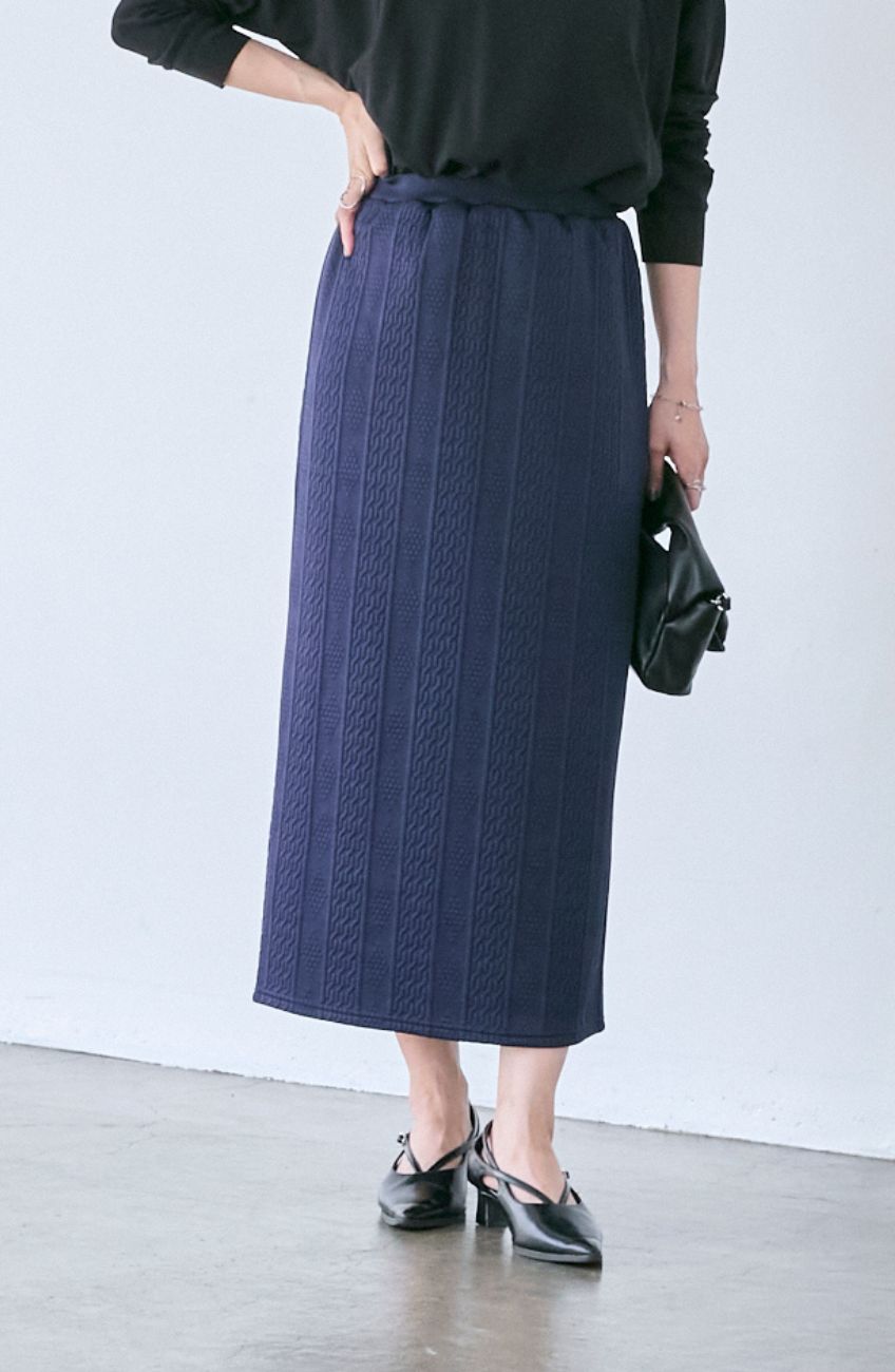 ジャガードジャージースカート