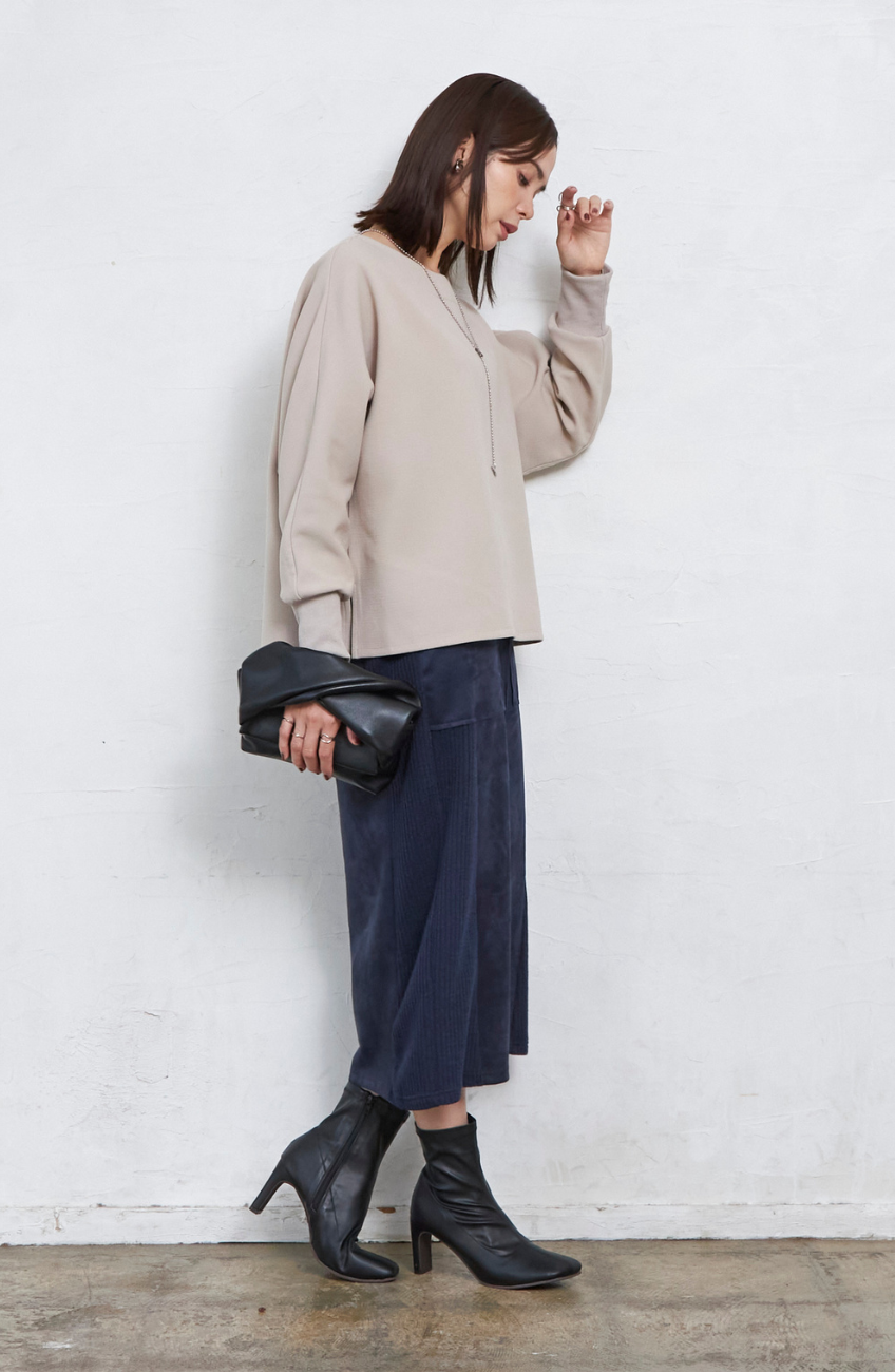 スムースレザーツイストクラッチBag