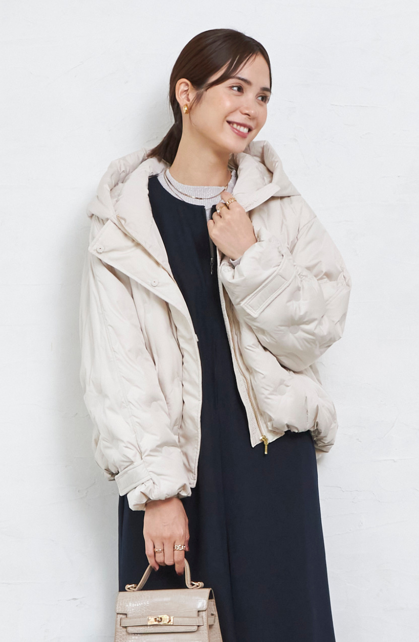 Yori shirocon今期プードルフードボンディングジャケット 新品未使用 Yori shirocon今期プードルフードボンディングジャケット 新品未使用