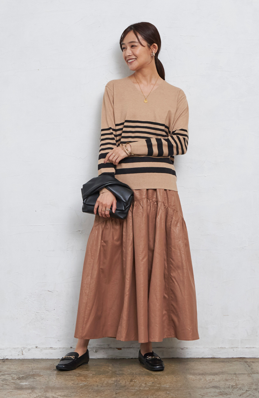 スムースレザーツイストクラッチBag