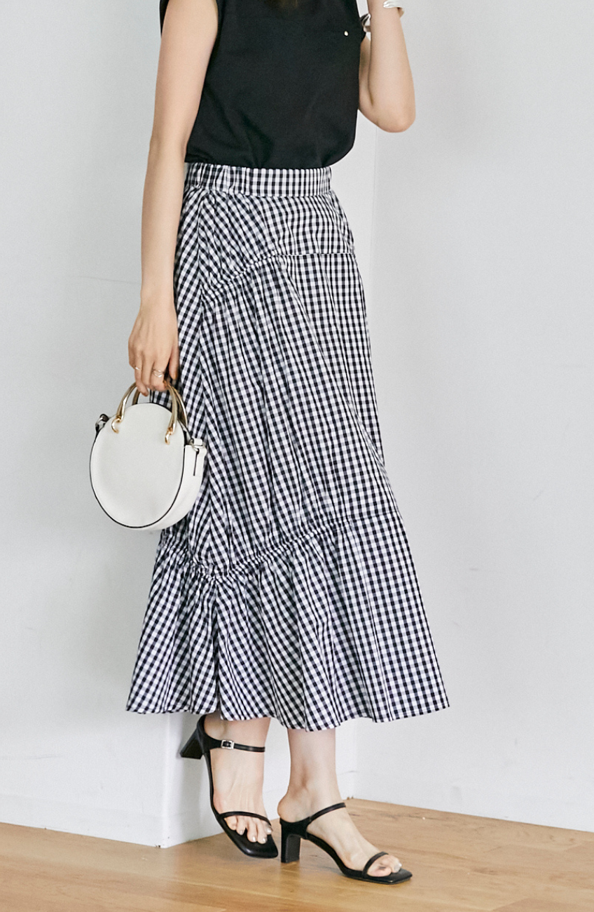 TCダブルギャザースカート