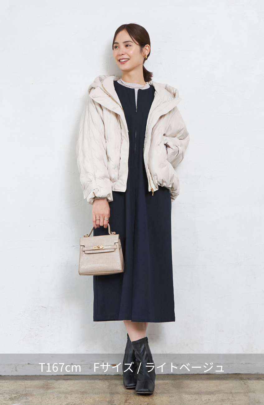 EC限定 ヒートボンディングフードショートピュアダウン