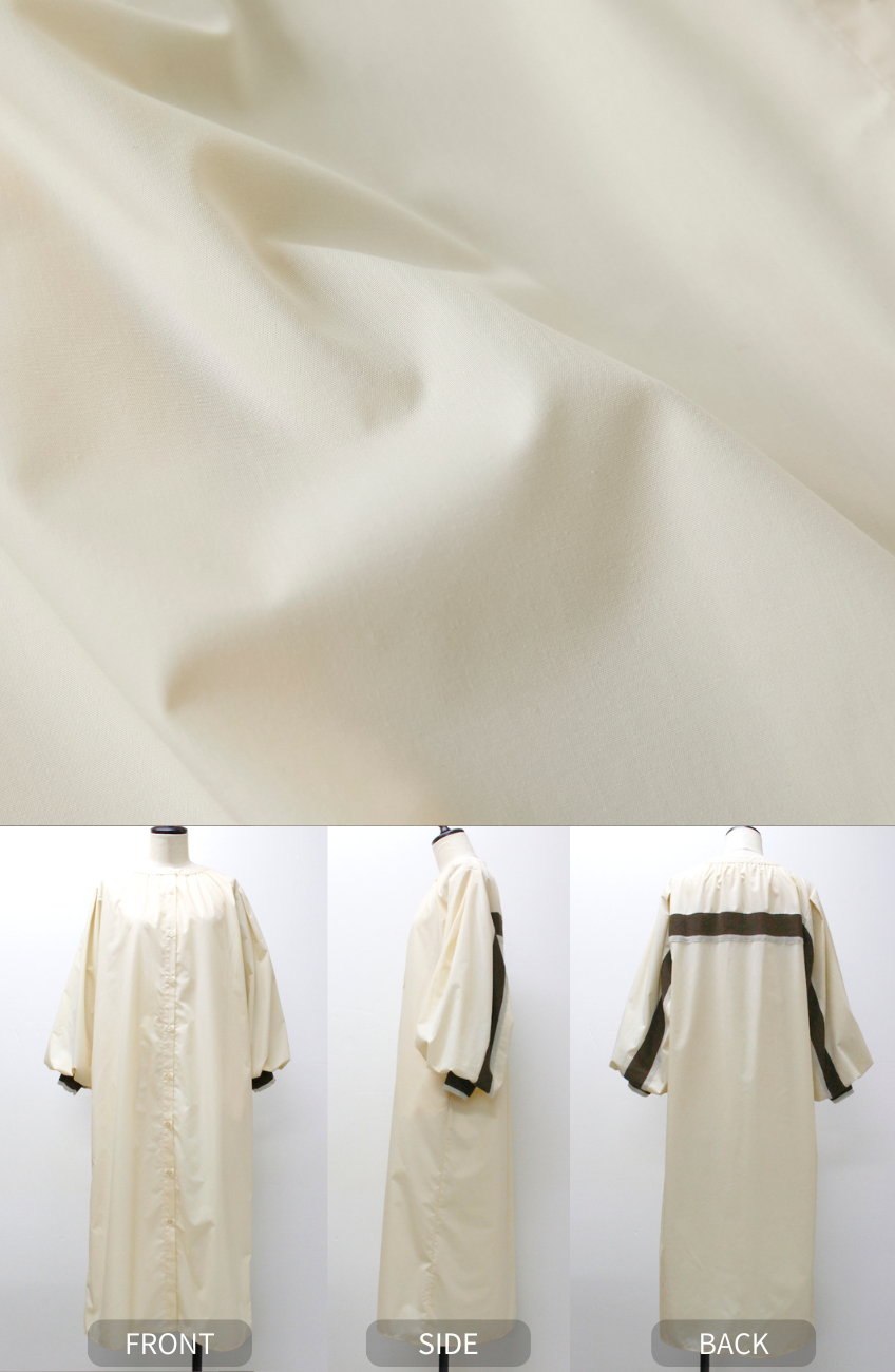 EC限定 バックヨークテープシャツワンピース