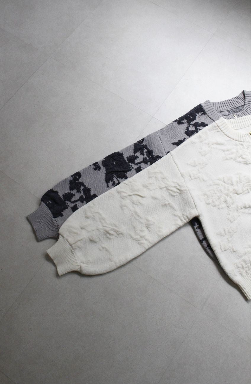 フラワージャガードモールブルゾン