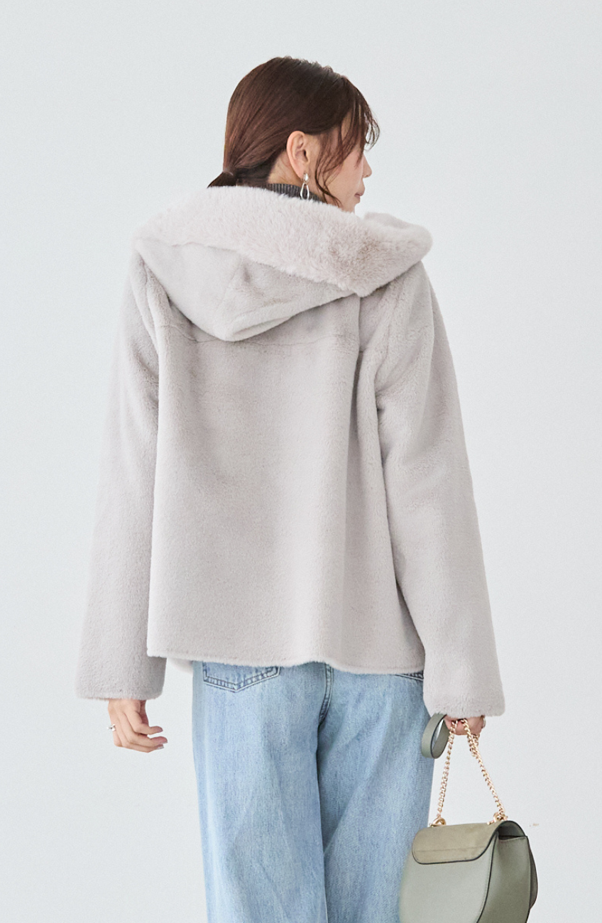 エコファー×ムートンジャケット