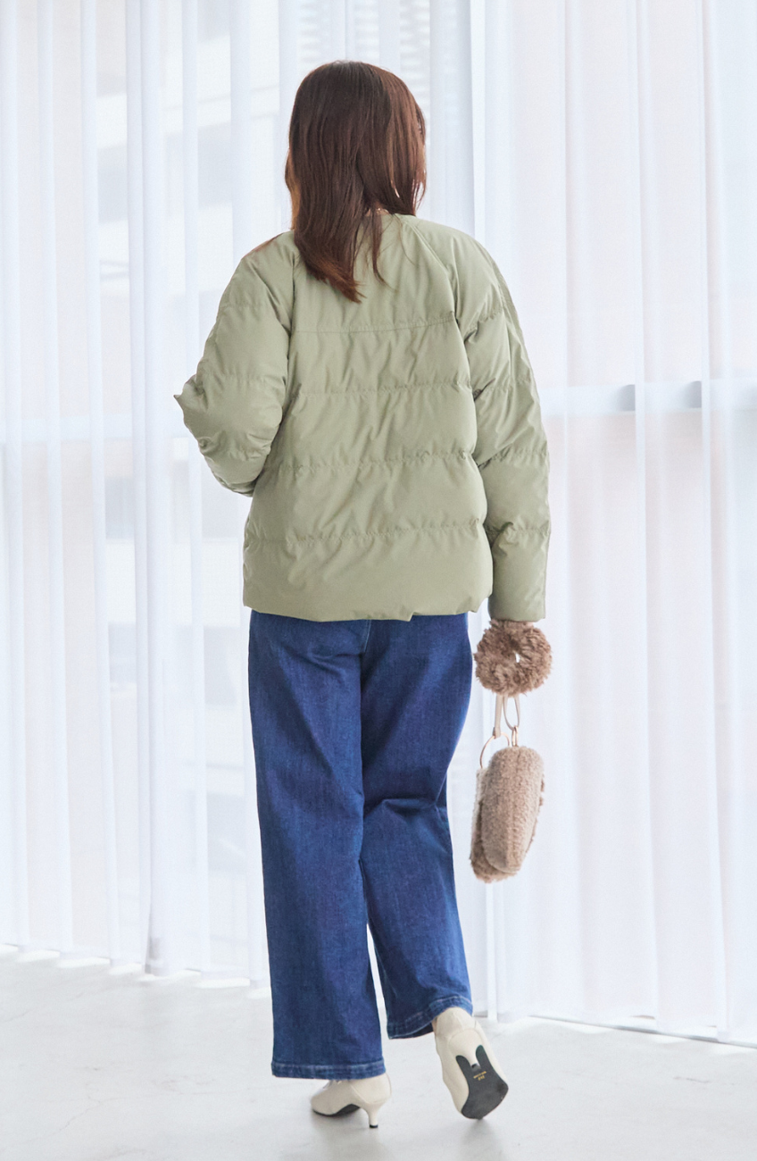 エアリーピュアダウンダブルステッチジャケット
