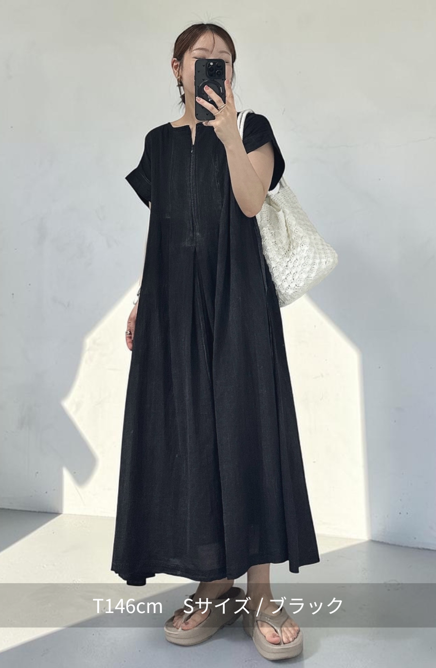 [cahoさんコラボ] Hand Madeブラストデニムワンピース