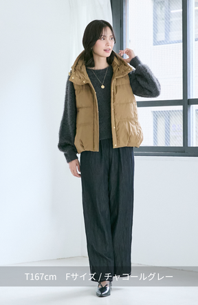 ダブルフェイスシャギーランタンスリーブプルオーバー