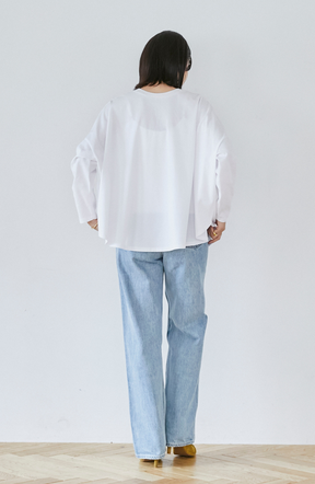 Breeze Cotton 2WAYバックロゴプルオーバー