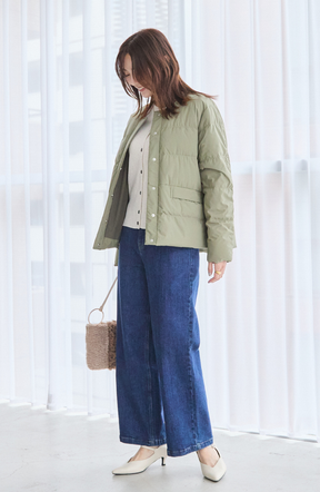 エアリーピュアダウンダブルステッチジャケット