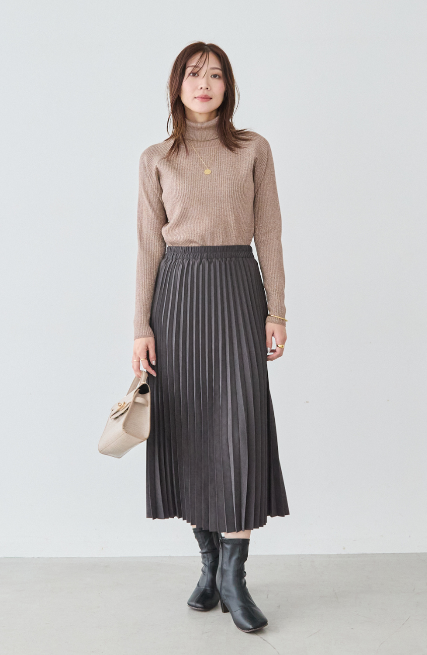 [4.1万枚突破] スーパーストレッチタートルネックプルオーバー