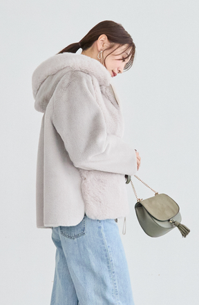 エコファー×ムートンジャケット