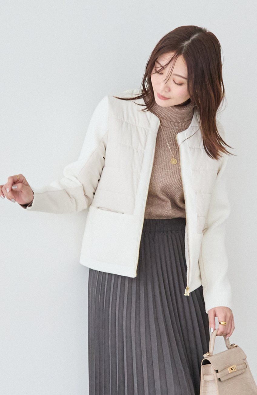 [4.1万枚突破] スーパーストレッチタートルネックプルオーバー