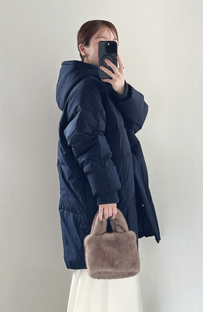 [cahoさんコラボ] ストレッチフードミドルピュアダウン