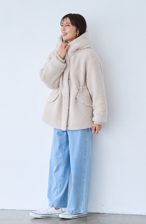 ボアドロストモッズコート