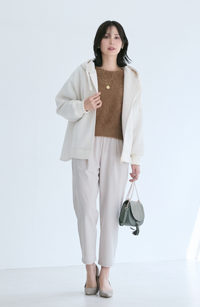 モスダンボール中綿切替フードジャケット