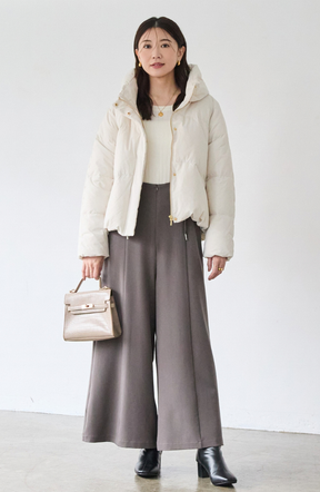 ストレッチカシュネックピュアダウン