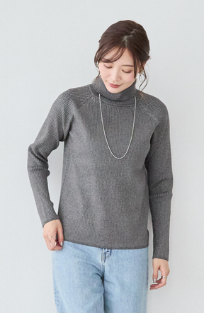 [4.1万枚突破] スーパーストレッチタートルネックプルオーバー