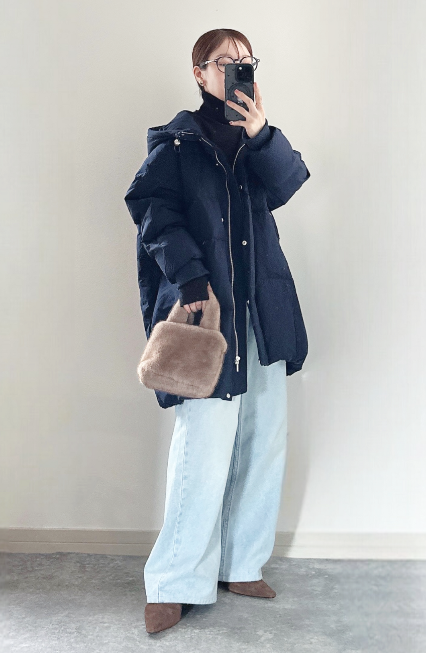 [cahoさんコラボ] ストレッチフードミドルピュアダウン