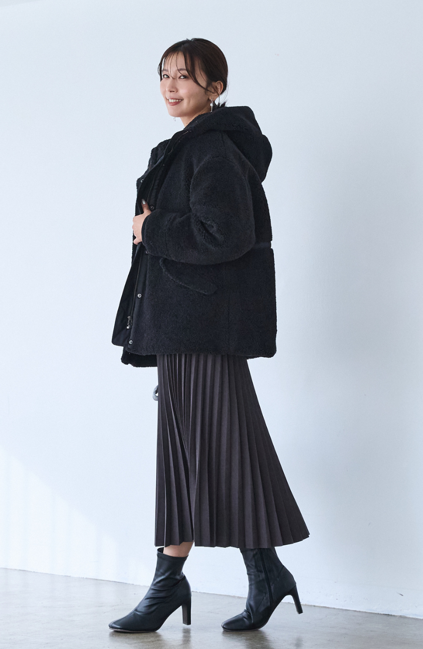 ボアドロストモッズコート