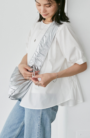 エナメルフリルショルダーBag