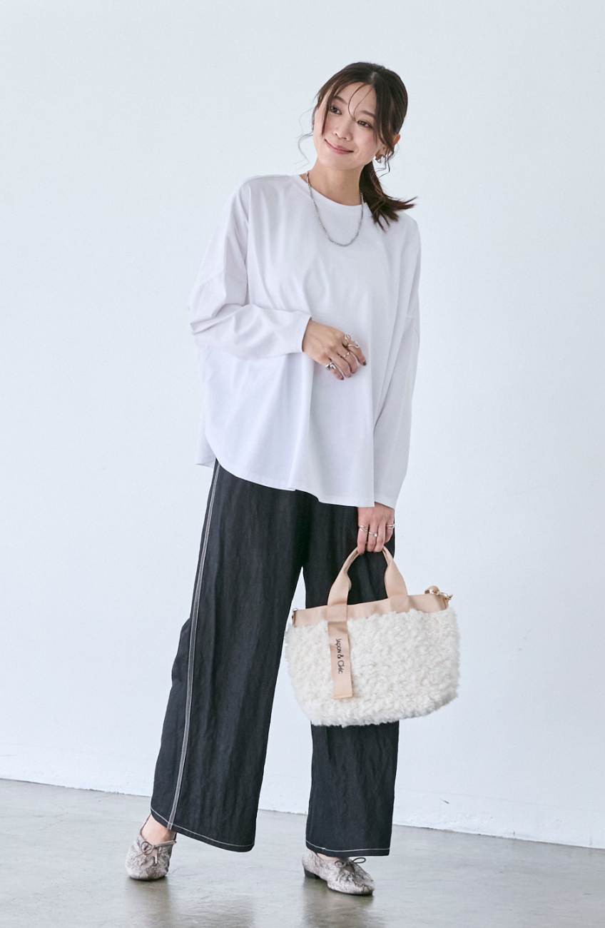 Breeze Cotton 2WAYバックロゴプルオーバー