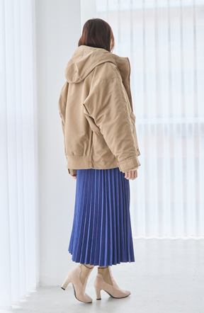 ピーチアコーディオンプリーツスカート