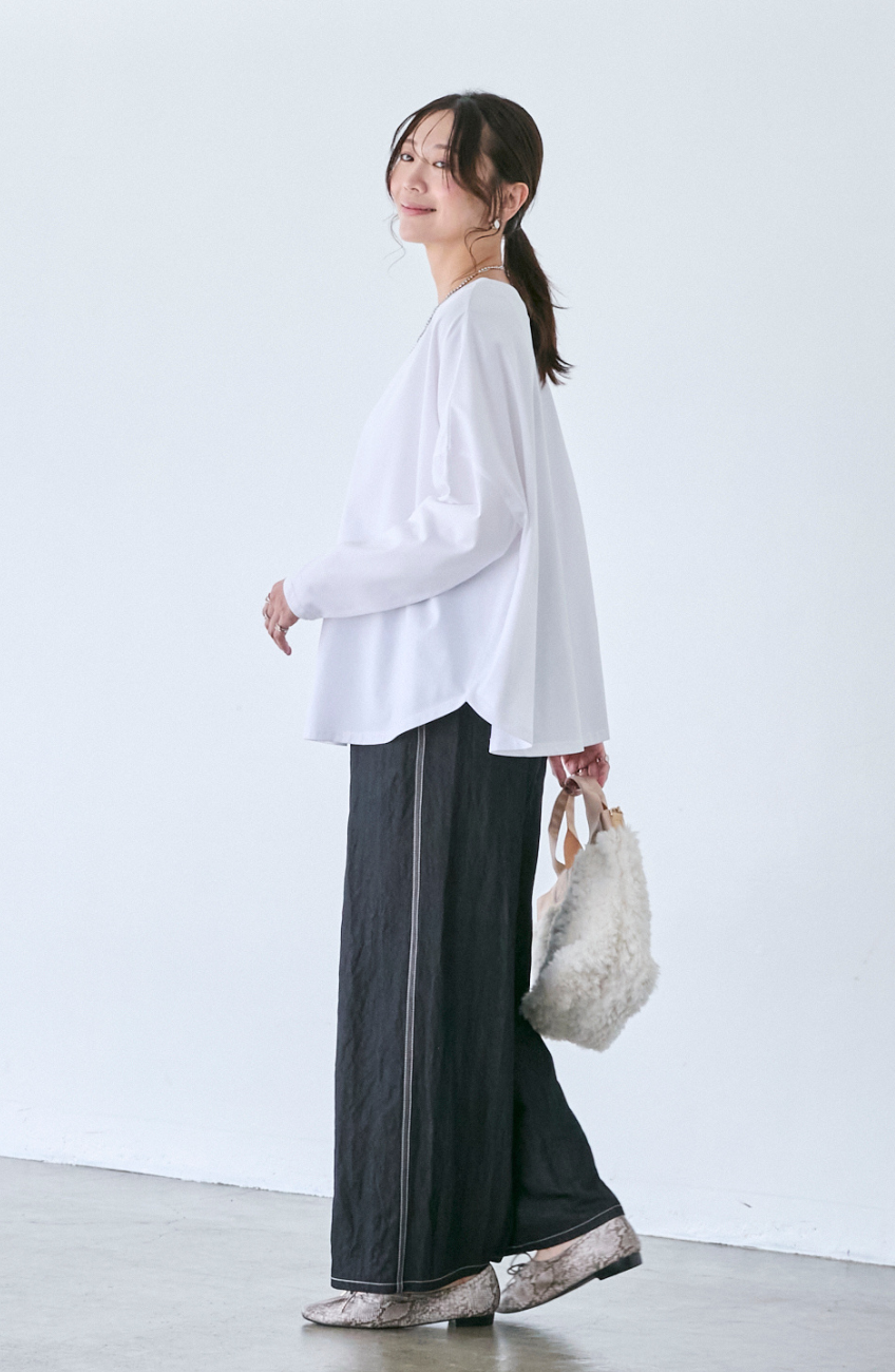 Breeze Cotton 2WAYバックロゴプルオーバー