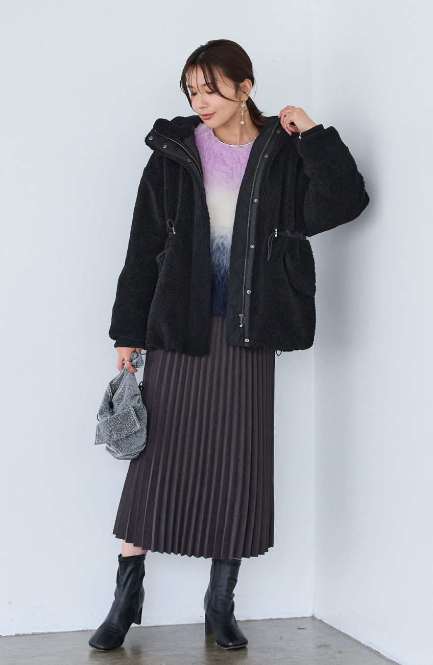 ボアドロストモッズコート